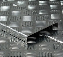 Лист алюминиевый рифленый Квинтет (размеры:1,2*3м) толщина: 1,2-4мм - Металлические конструкции в Новороссийске