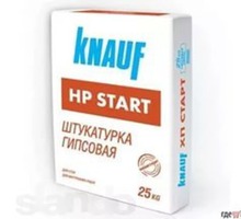 Штукатурка гипсовая KNAUF ''HP Start'', 25 кг - Отделочные материалы в Краснодаре