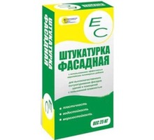 Штукатурка фасадная ЕС для высококачественного оштукатуривания фасадов и влажных помещений,25кг - Фасадные материалы в Краснодаре