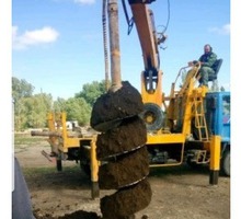 БУРОВАЯ Бурение свай Бурилка Бурение отверстий в земле грунте Ямобур Сваи - Бурение скважин в Геленджике