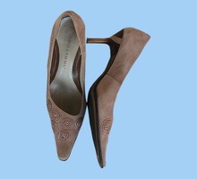 Туфли замшевые женские 40 размера светло-коричневые из италии - Женская обувь в Краснодаре
