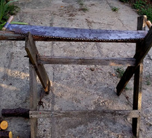 Пила зубчатая двуручная бу по древесине в отличном состоянии - Инструменты, стройтехника в Краснодаре