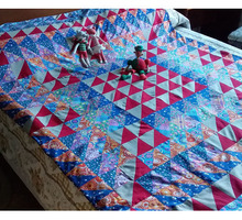 Одеяло ручной работы из лоскутов - Предметы интерьера в Краснодаре