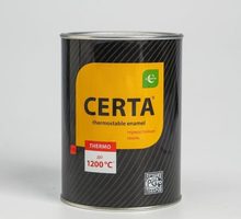 Краска термостойкая CERTA 800 гр 1200 °С (черная) - Лакокрасочная продукция в Краснодаре