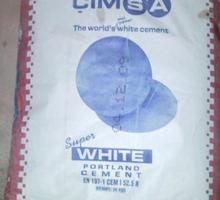 Цемент белый ЧИМСА 52,5R мешки 50кг - Цемент и сухие смеси в Краснодаре