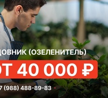 ​Садовник (озеленитель) - Сельское хозяйство, агробизнес в Краснодаре